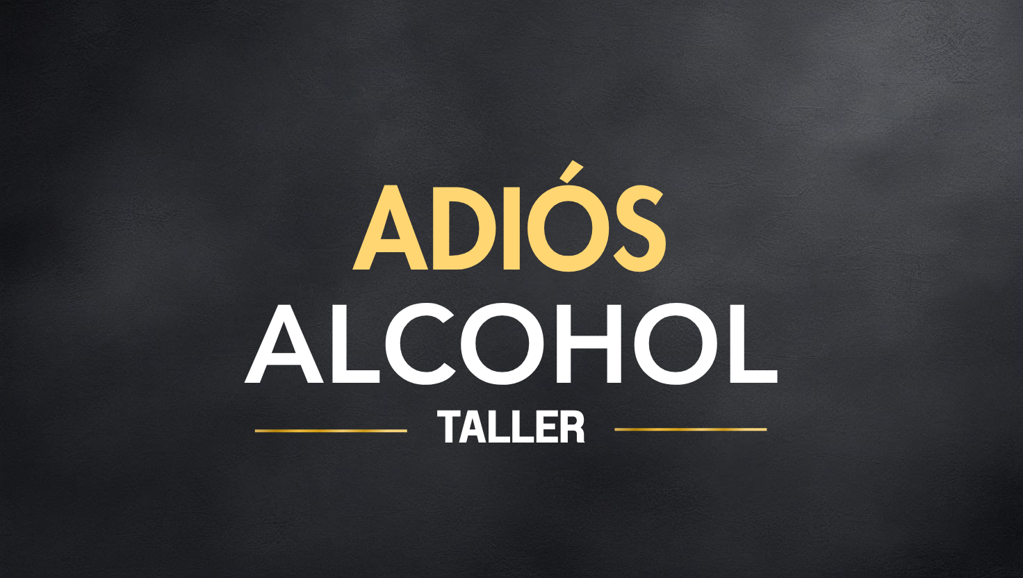 Adiós Alcohol Inés